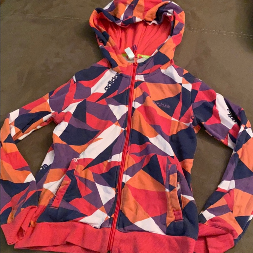 adidas zip up